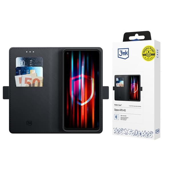 Étui plånbok 3MK för Oppo A78 4G