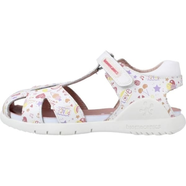 Sandaler - BIOMECANICS - 118095 - Vit Läder - Spännbeläggning - Flicka Barn Vit 31