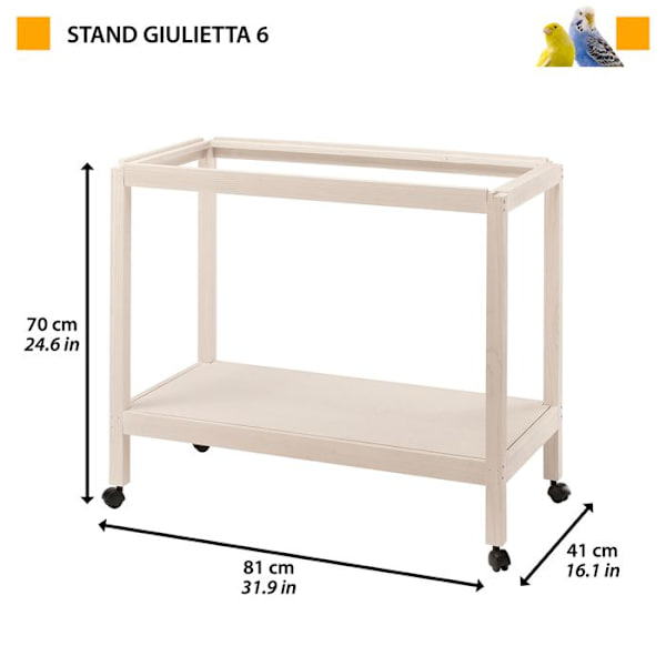 Burtillbehör - Ferplast - Giulietta 6 - Trä - 81 x 41 x 70 cm - Enkel montering