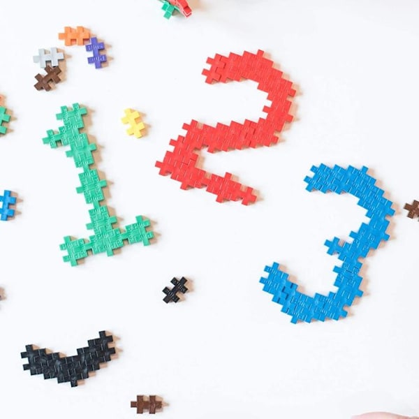 Pedagogiskt spel - Construction Plus Plus - Mini Basic Pack 300 stycken - Blandat - Från 6 år Flerfärgad