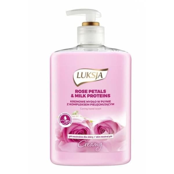 Flytande tvål 500ml rosblad Luksja