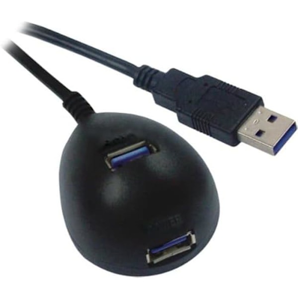 USB Type-A-kabeladapter - EFB Elektronik - EB458V2 - 2 x USB Type-A - Färg Svart