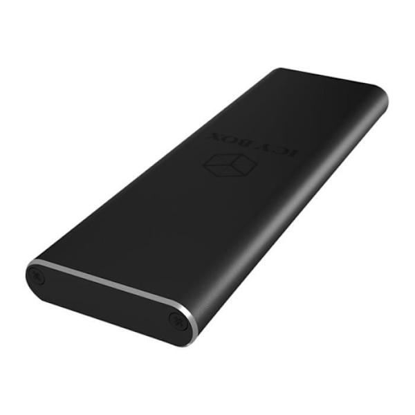 ICY BOX IB-183M2 externt hölje med dataindikator, strömindikator M.2 M.2-kort USB 3.0 svart