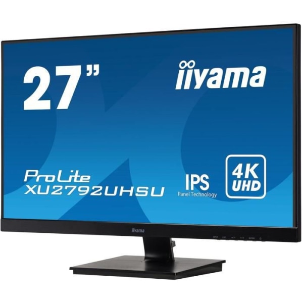 PC-skärm - IIYAMA - ProLite 27" Slim - 27" 4K - IPS-panel - 4 ms - 60 Hz - HDMI / DVI-D / DisplayPort