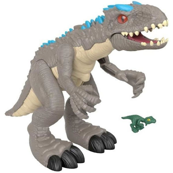 Fisher-Price Imaginext Indominus Rex Figur - Jurassic World - Grå Grå