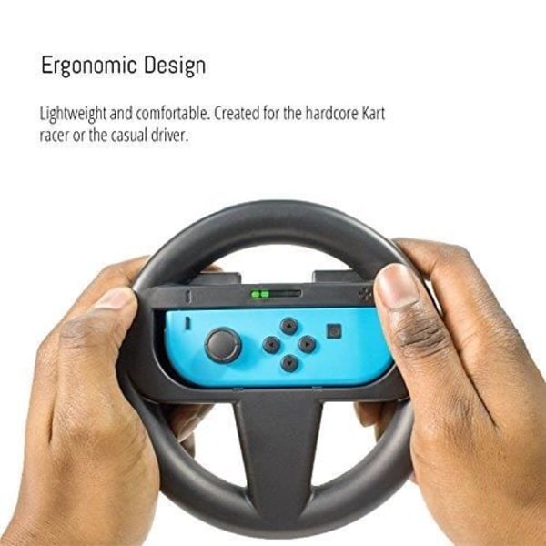 Orzly Multi Pack med 4 rattar för Mariokart på Nintendo Switch [Pack inklusive: 1* röd ratt + 1* ORZLYNSWITCHWHEE Flight