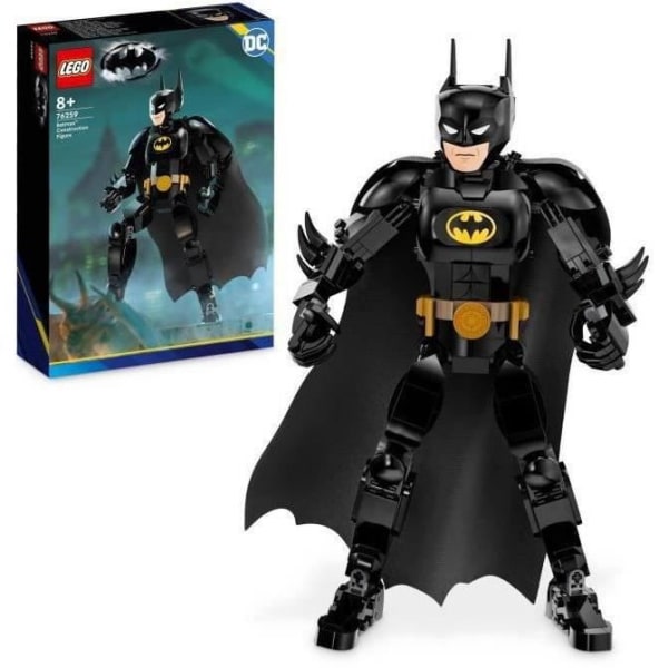 LEGO® DC 76259 Batman-minifiguren, superhjälteleksak med udde, baserad på Batman-filmen från 1989