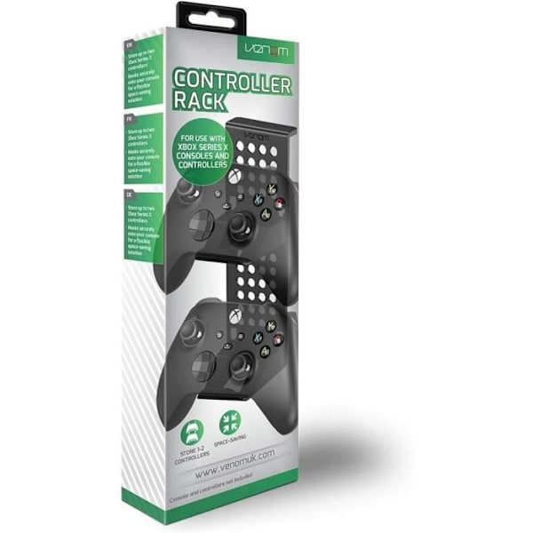 Förvaringsstöd för handkontroller - VENOM - VS2885 - Svart - Xbox Series X - Dubbel Svart