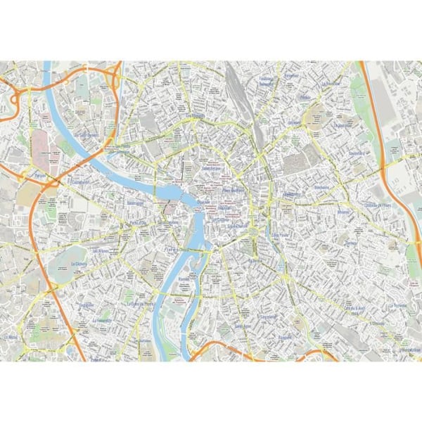 Toulouse Pussel - Mypuzzle - 400 bitar - Resor och kartor