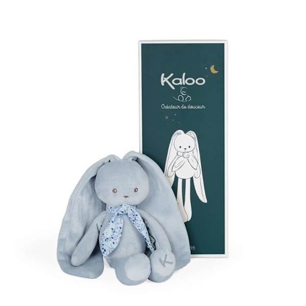 Kaloo Lapinoo Soft Toy Rabbit Blå 35 cm Medium Beige