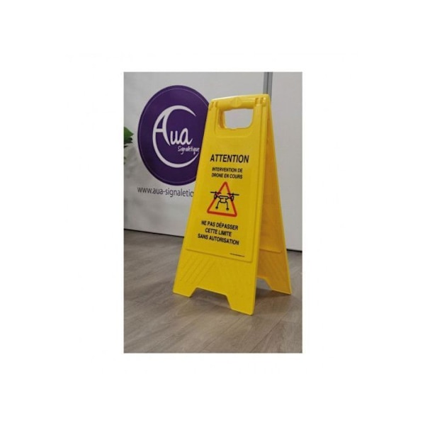 AUA SIGNALERING - Skyltställ - Vikt 1KG i plast - (Dronintervention Farosignal)