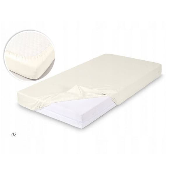 Madrasskydd - MULTITEX - Bambublad - 90x200 cm - Elastisk - Beige