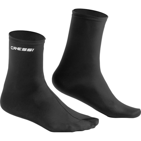 Chausson de plongee Cressi - USW031000K - Fins Sock Chaussons Ultra Stretch Unisex Vuxen, Svart Svart 42