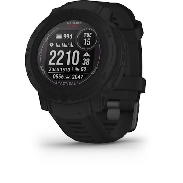 Connected klocka - GARMIN - Instinct 2 Solar - Tactical Edition - Svart