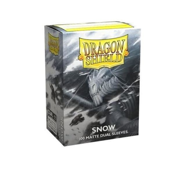 Accessoarer - Dragon Shield - Snö 'Nirin' - 100 ärmar - Opaque - Inuti Flerfärgad