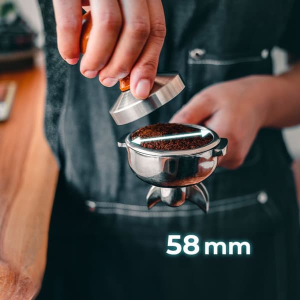 Cecotec Professionell Espressomaskin Barista Baristeo Brava. Förinfusionssystem för optimal extraktion. Grå