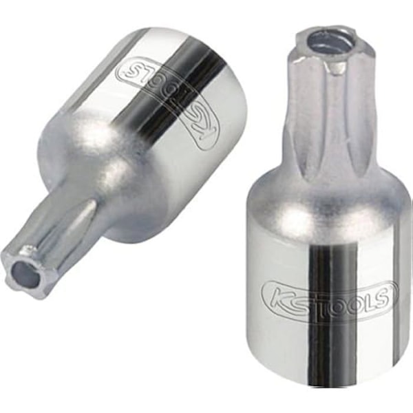 Douille - KS TOOLS - 1/4" - 5 stjärnor - Kromvanadium - Fronthål TS45