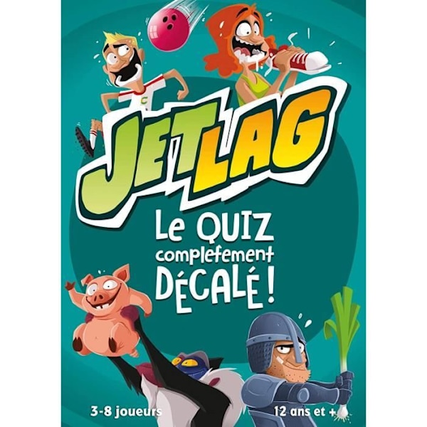 Jet Lag-brädspel - ASMODEE - Jetlag - Action- och reflexspel - Barn - Utomhus Flerfärgad