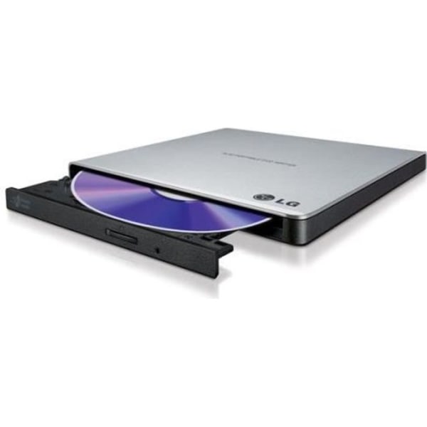 LG GP57ES40 Extern DVD-brännare - USB 2.0 - 8X - Silver