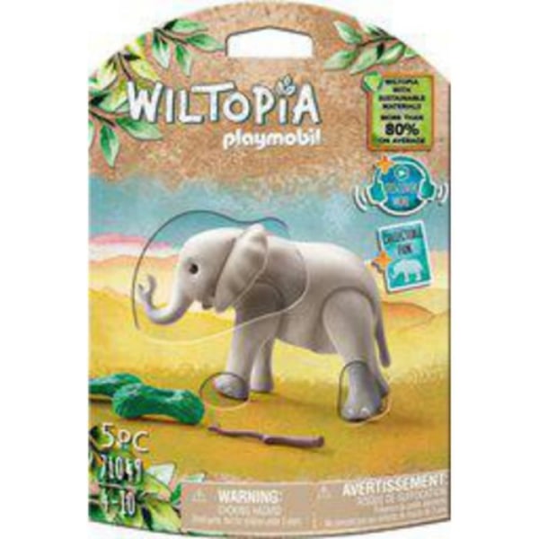 Byggspel - PLAYMOBIL - Wiltopia Elephant - Grå - Barn - Från 4 år