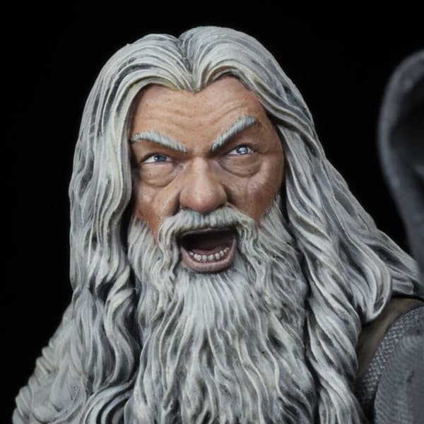 SD-leksaker Sagan om ringen Gandalf i Moria-statyn svart
