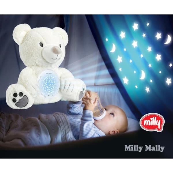 Peluche projektor Vit Björn Vit