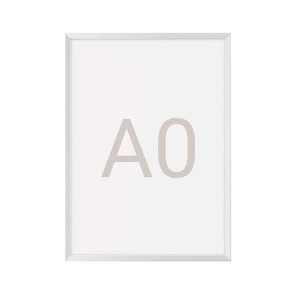 MAUL Ram med klipp MAULsolid porträtt A0 Aluminium 87.5 x 123.5 x 1.8 cm silver-