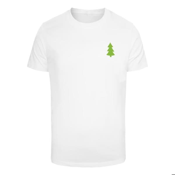 T-shirt Merchcode Julstämning - vit Vit M