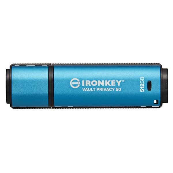 Clé USB - Kingston - IronKey Vault Privacy 50 - 512 Go - USB Type-C - FIPS 140-3 Nivå 3