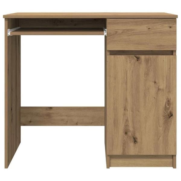 Skrivebord ek hantverk 86x49x76 cm ingenjörsträ