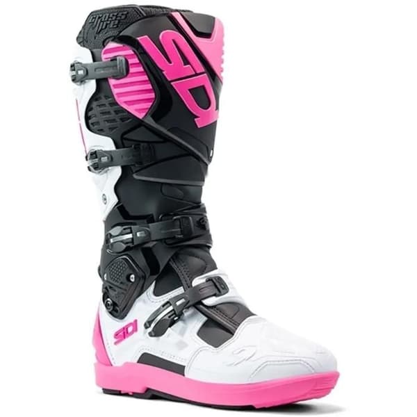 Sidi Crossfire 3 SRS motocross stövlar - vit/rosa vit/rosa 43