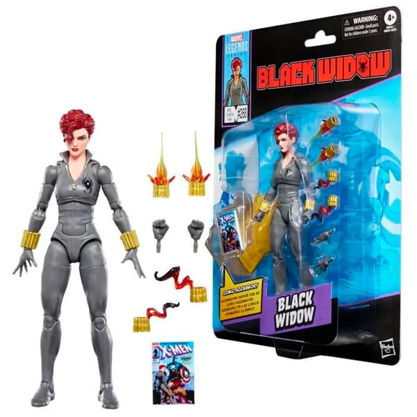 Figur Hasbro Marvel Legends Series Black Widow - Black Widow grå/gul