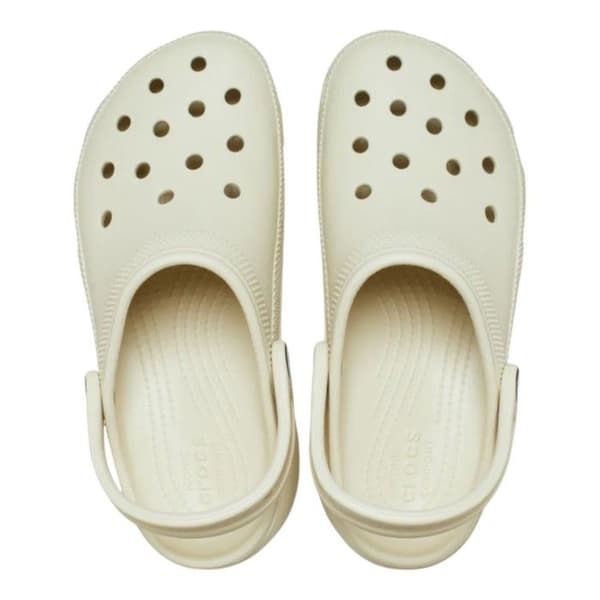 Kvinnor Sabots - CROCS - Classic Platform - Beige - Plattform - Plastöverdel ben 39