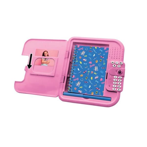 Barbie elektronisk dagbok med kassaskåp ROSA
