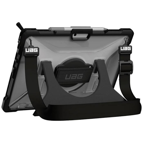 Urban Armor Gear Handrem Fodral Baksida Microsoft Surface Pro 8 Ice, genomskinlig surfplatta