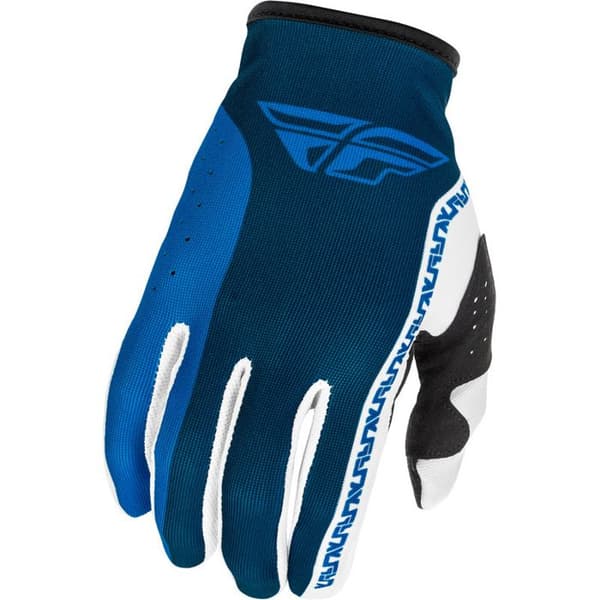 Fly Racing Lite motocrosshandskar - vit/blå/blå - Blå - M vit/blå/blå