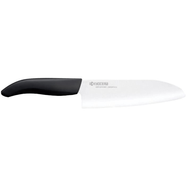 Kyocera - FK160WHBKEU - Santoku-kollektionen GEN svart, 11,5 cm högkvalitativt keramiskt blad, extremt skarpt och