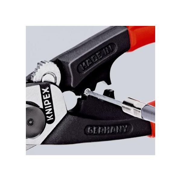 Smidd stålkabelskärare 190mm - KNIPEX - 9561190