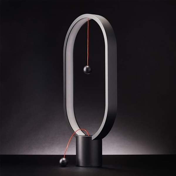 Magnetisk lampa Heng Balance Deco Super Ovanlig Svart