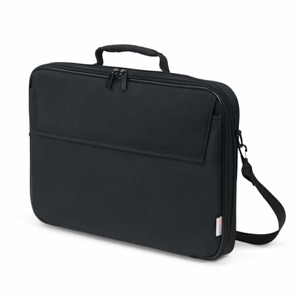 DICOTA Basväska BASE XX Clamshell Svart för bärbar dator 13"-14.1'' lätt i polyester med dragkedja, vadderat fack