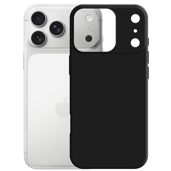 Coque 3mk Matt Case Pro för iPhone 17 Pro Max - Svart Svart