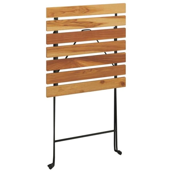 vidaXL Fällbord för bistro 55x54x71cm i solid teak och stål 319978