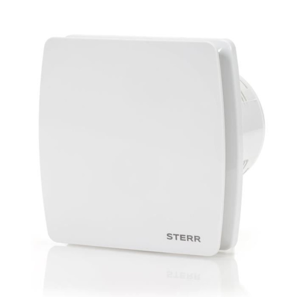 STERR - Tyst badrumsfläkt 100 mm / 4" – LFS100-Q