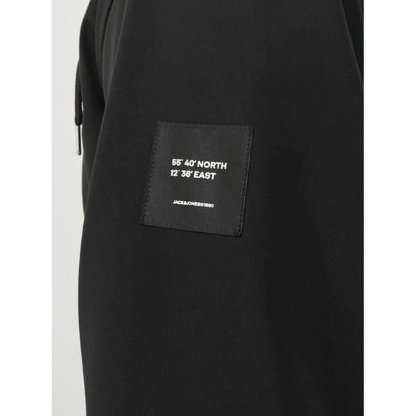 Plus size Jack & Jones Basic Softshell sweatshirt svart XXXXXXL