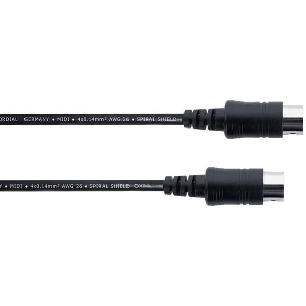 Cordial ED 3 AA ELEMENT Câble MIDI Svart