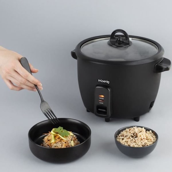Riskokare HKOENIG - ORYZA8 - Kapacitet 1,8L - Non-stick beläggning - Automatisk avstängning - 700W