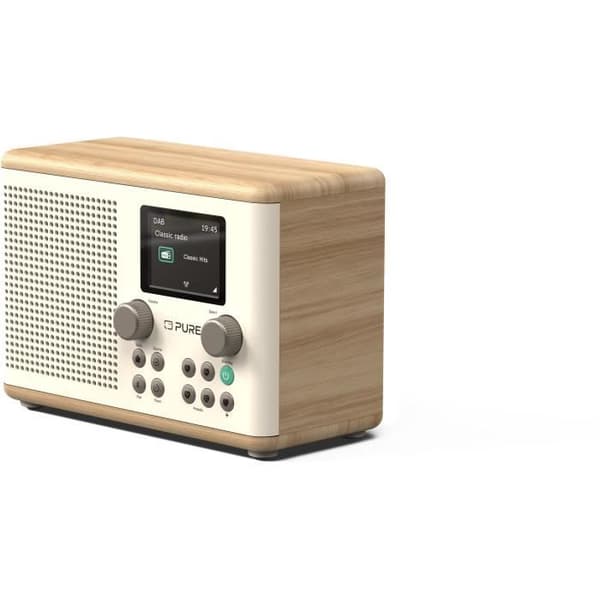 Digitalradio - PURE - Classic H4 - Bomull Vit/Ek Vit bomull/ek