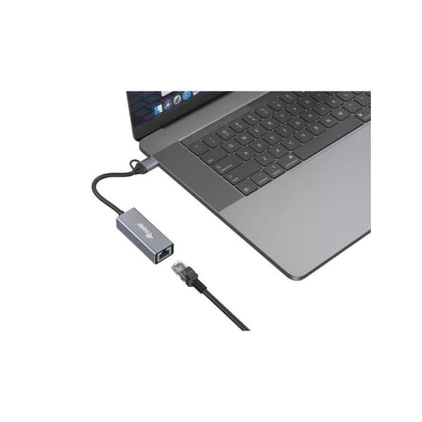 USB-C-nätverksadapter - EQUIP - 133495 - 2,5 Gigabit Ethernet - Wake-on-LAN - Kontroll av datatrafik