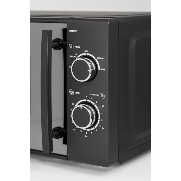 CASO M20 Easy mikrovågsugn - antracit - 20L - 700W - 5 effektnivåer