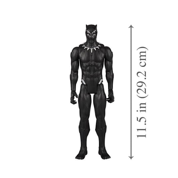 30 cm Black Panther ledad figur - MARVEL - Legacy Collection Titan Hero Series